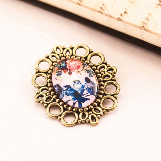 Broche Gorriones